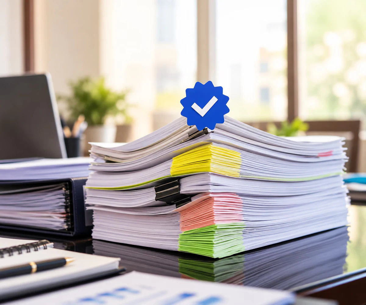 Tax health check in the UAE: reviewed tax files and VAT records marked as checked