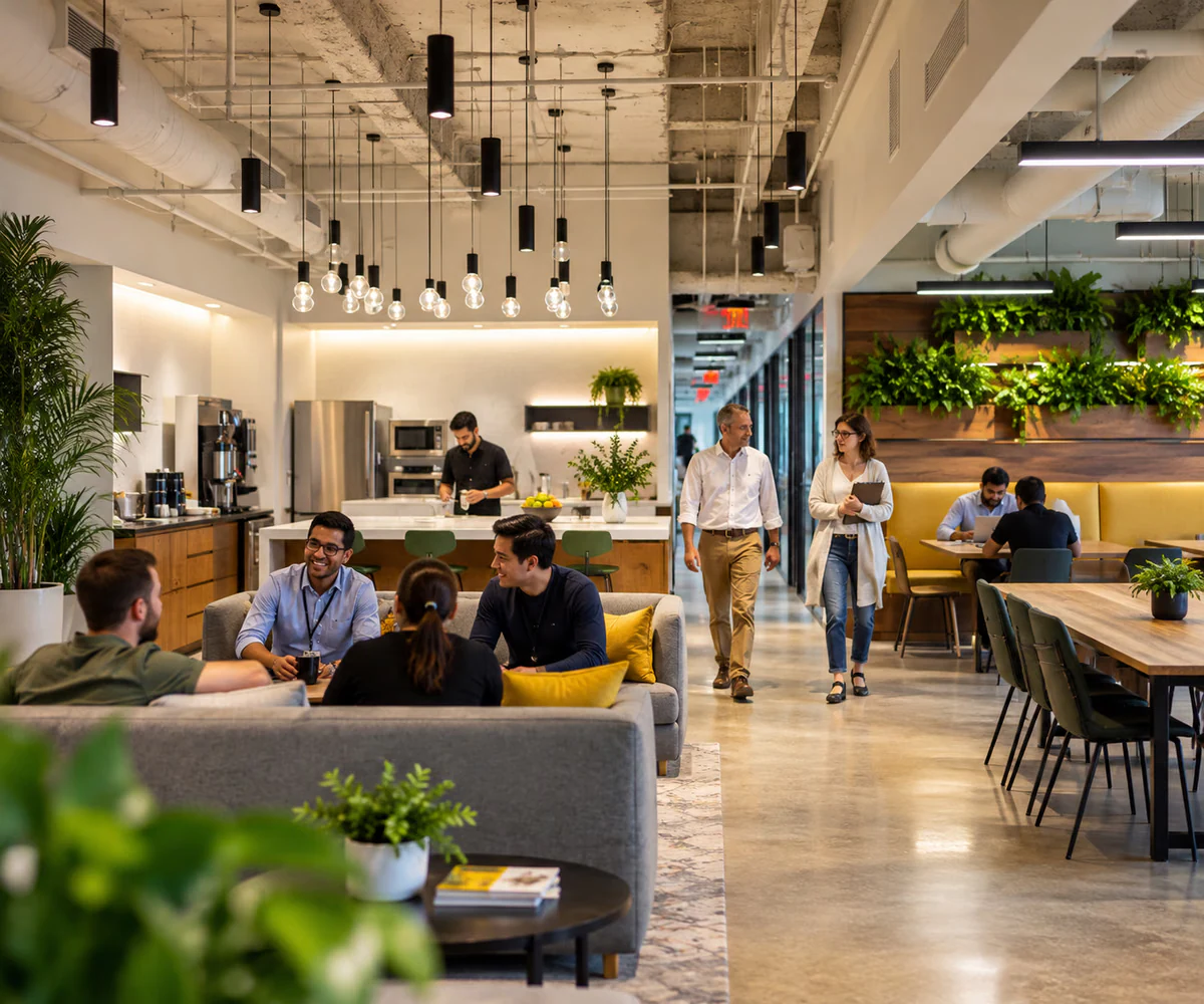 Tech start-up and fintech accounting in the UAE: start-up team working in a Dubai co-working space